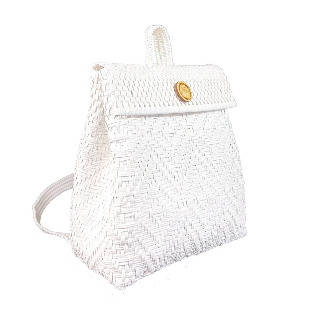 Maria Victoria white backpack